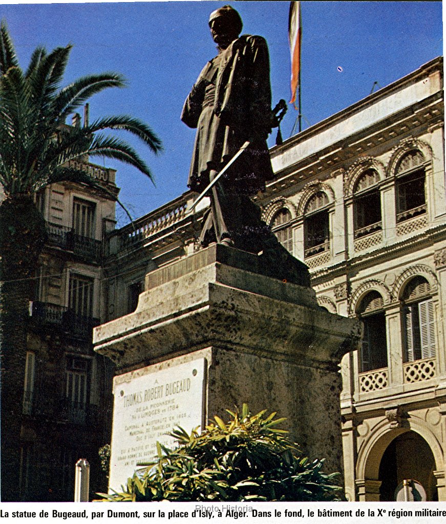 statue de Bugeaud a Alger N 277.jpg - Statue de Bugeaud à Alger. N° 277